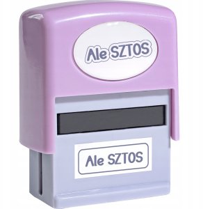 KUKARTKA Pieczątka z napisem - Ale Sztos 2