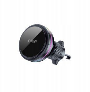 4kom.pl TECH-PROTECT V9 ARCTICBOOST MAGNETIC MAGSAFE DASHBOARD & VENT CAR MOUNT WIRELESS CHARGER 25W QI2.2 BLACK 6