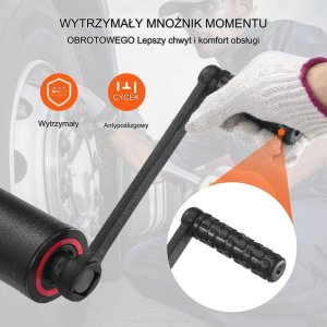 Zestaw Kluczy Dynamometrycznych do Nakrętek Mocujących 8 Gniazd 5