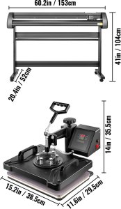 Prasa Termiczna Ploter do Cięcia Winylu 2