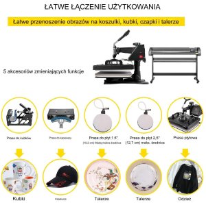 Prasa Termiczna Ploter do Cięcia Winylu 6