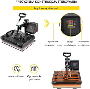 Ploter do Cięcia Winylu z Prasą termotransferową 5