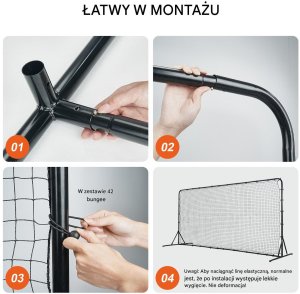 Przenośna Siatka Bramka do Piłki Nożnej 3