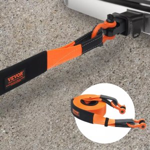 Vevor Taśma holownicza 9m wyciągarka 16T pętla shackle zestaw off-road terenówka 7