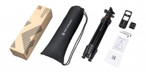 Statyw K&F Concept O235A1 z głowicą kulową BH-40 i uchwytem na telefon 165