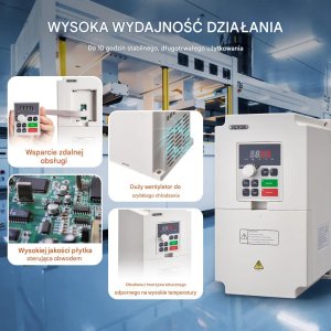 Falownik VFD 5.5kW 7.5HP 220V 1/3 fazowy sterownik silnika CNC regulowany 5