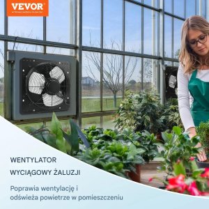 Wentylator wyciągowy 305mm EC 904CFM z regulacją temp/wilg do garażu 3