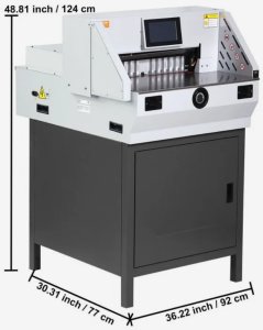 Gilotyna elektryczna 483 mm 80 mm wys. cięcia, panel dotykowy  do biura 2