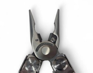 Multitool AZYMUT Giewon FS - Fire Starter - 19 narzędzi - krzesiwo + gwizdek + kabura do pasa (H2038A) 11