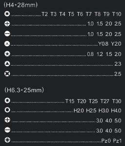 JAKEMY JM-8174 Screwdriver Kit (45 in 1) 7
