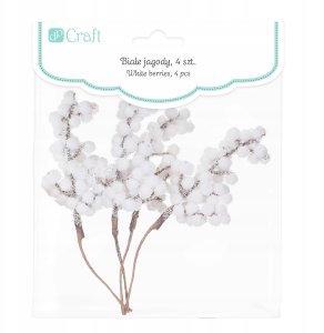 Białe jagody 4szt 2