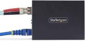 StarTech MCM1110SMLC20 konwerter sieciowy 2000 Mbit/s 1310 nm Pojedynczy Czarny 5