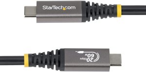 StarTech CC3M20GUSB4CX kabel USB USB4 Gen 2x2 3 m USB C Czarny 3