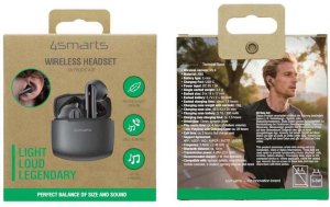 Słuchawki 4smarts Wireless Headset SkyBuds Air czarny 3