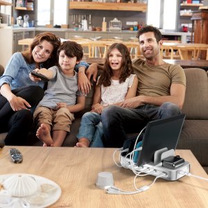 Stacja ładująca 4smarts Team 100W 5xUSB-C z zestawem 6 kabli srebrny 8