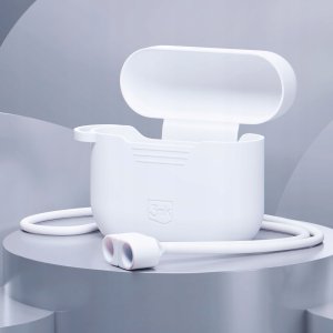 Accessories - Apple AirPods 4 - 3mk Silicone AirPods Case White 15