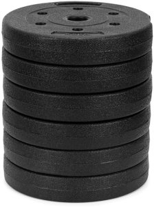 Hantle regulowane 30 kg zestaw obciążeń gryf do treningu siłowego talerze zaciski UNIWERSALNY 23