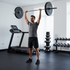Actiget Obciążenie bitumiczne 10 kg talerz kompozytowy 31 mm krążek do sztangi hantli UNIWERSALNY 4