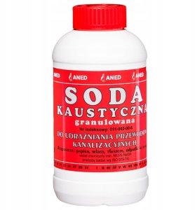 UDRAŻNIACZ KANALIZACJI SODA KAUSTYCZNA 0,5KG 3