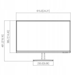 BCS-MLED27FHD Przemysłowy monitor LCD 27 cale do pracy ciągłej 24/7 BCS UNIVERSAL 5