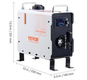 Nagrzewnica diesel 2kW Bluetooth aplikacja pilot postojowa 2