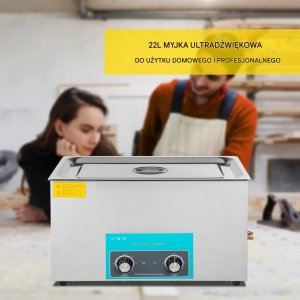 Myjka ultradźwiękowa 6L stal 304 grzałka timer do biżuterii i narzędzi 3
