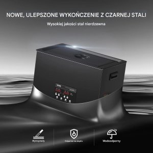 Myjka ultradźwiękowa 30L 600W 40kHz z grzałką i timerem do narzędzi 6