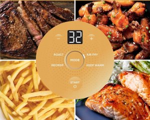 Ninja CRISPi Frytkownica Beztłuszczowa Szklane Naczynia 3,8L 1,4L Air Fryer 3