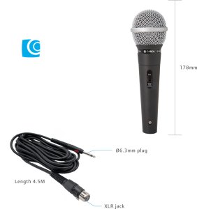 Mikrofon dynamiczny wokalowy do ręki CAROL 5