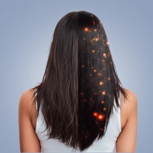 Elektryczna szczotka do włosów HairCare Revitalize Blue 8