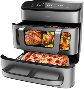 Frytkownica beztłuszczowa Cecotec Cecofry FoodCourt 18000 4Pizza 2