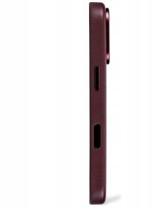 Decoded Leather Backcover - skórzana obudowa ochronna do iPhone 17 Pro kompatybilna z MagSafe (dark ruby) 5