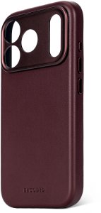 Decoded Leather Backcover - skórzana obudowa ochronna do iPhone 17 Pro kompatybilna z MagSafe (dark ruby) 7