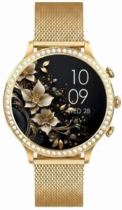 Smartwatch Gravity Złoty Pasek i Bransoleta GT5-2 3