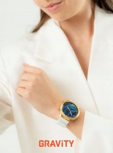 Smartwatch Gravity Złoty Pasek i Bransoleta GT5-2 4