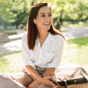 SŁUCHAWKI DOUSZNE TRUE WIRELESS “ACTION ONE“ BIAŁE 7