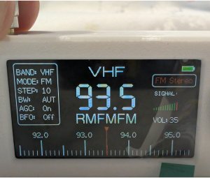 ATS MINI RADIO SI4732 DSP v2 odbiornik SDR biały 3