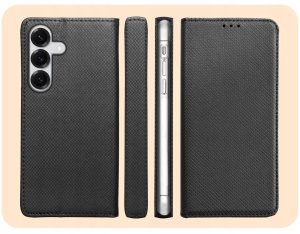 Hello Case Etui z Klapką Do Samsung Galaxy S26 Plus (Czarne, Zamykane, Magnetyczne) 6