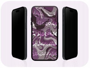 2-PAK Szkło Hartowane Do Motorola Edge 40 Neo Antispy (Curved, 9H, 5D) 4