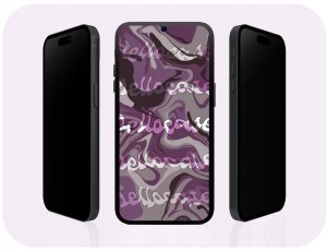 Hello Case 2-PAK Szkło Hartowane Do Huawei P50 Pro Antispy (Curved, Antyszpiegowskie) 4