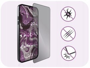 Hello Case 2-PAK Szkło Hartowane Do Huawei P50 Pro Antispy (Curved, Antyszpiegowskie) 6