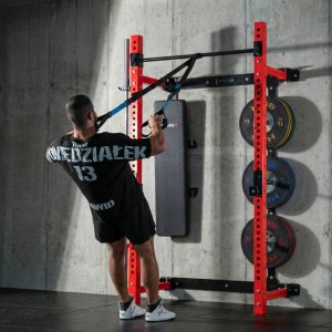 KLT34 WIELOFUNKCYJNA KLATKA TRENINGOWA SKŁADANA RED HMS 14