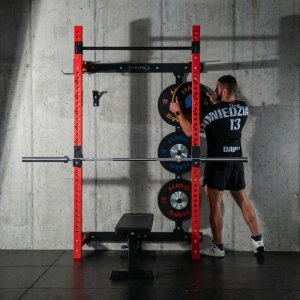 KLT34 WIELOFUNKCYJNA KLATKA TRENINGOWA SKŁADANA RED HMS 15