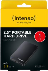 Dysk zewnętrzny HDD Intenso 6.3cm (2,5") 1TB 3.2 MemoryCase czarny Refurbished 2