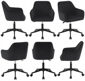 Krzesło biurowe Kontrasto Maria 3 Czarne 3