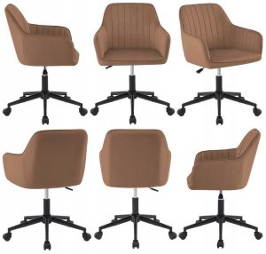 Krzesło biurowe Kontrasto Maria 3 Ceglane 3