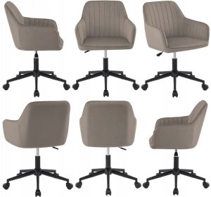 Krzesło biurowe Kontrasto Maria 3 Beżowe 3