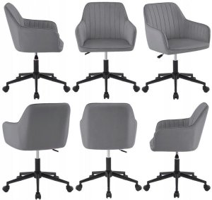 Krzesło biurowe Kontrasto Maria 3 Szare 3