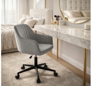 Krzesło biurowe Kontrasto Maria 3 Szare 7