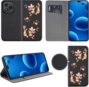 Etui do Honor 400 Lite MAGNET WZORY CASE + SZKŁO 9H 2